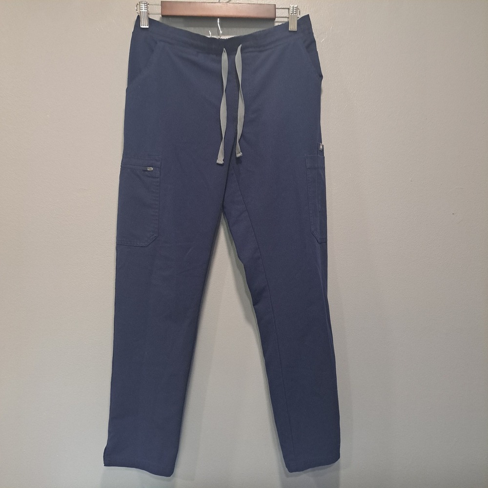 FIGS Technical Collection Navy Blue Scrub Pants TW2000 Size S Medical Nursing